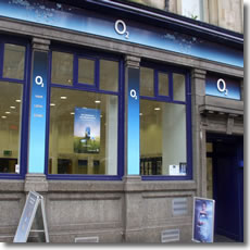 O2 Shop Front Window